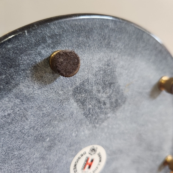 Vintage Himark Giftware Brass Graduated Candlestick Holders in Black Marble Base - Picture 7 of 11